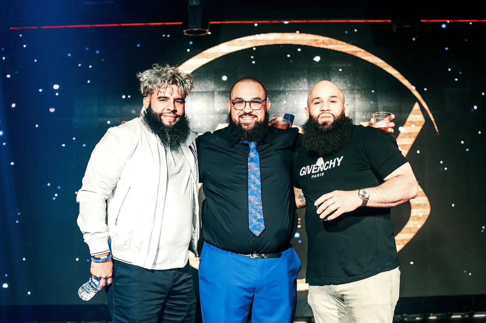Rosalina Mendez’s three sons together on stage